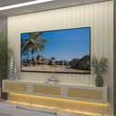 Ver imagem 1 de Home para TV 230 Majestade Native Tela Rattan Off White - Gelius