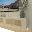 Ver imagem 7 de Home para TV 230 Majestade Native Tela Rattan Off White - Gelius