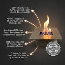 Ver imagem 3 de Lareira Ecológica Queimador Profissional em Aço Inox 304 30cm Cozix