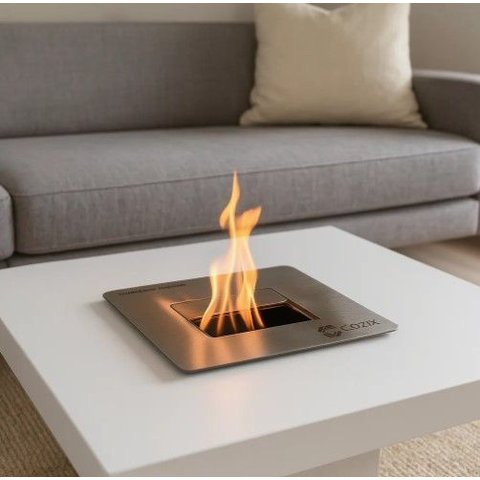 Lareira Ecológica Queimador Profissional em Aço Inox 304 30cm Cozix