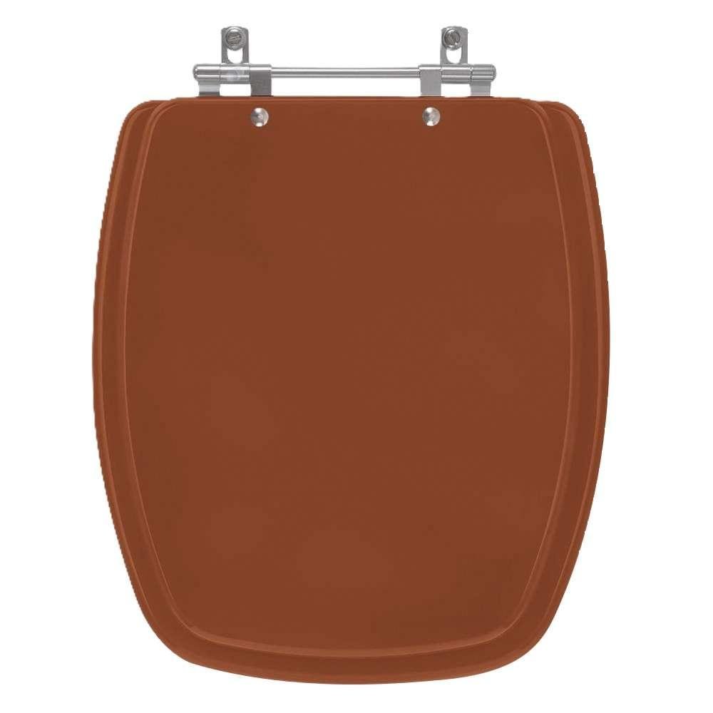 Assento Sanitário Laqueado Valentina Ocre para Vaso Santamarina - 1