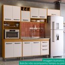 Ver imagem 2 de Cozinha Compacta 4 Peças 258x218 cm Balcao para Pia Malta Freijo Off Acetinado Poliman