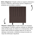 Ver imagem 5 de Cabeceira Estofada Cama Casal Queen Size 160 Cm Taís Suede:marrom