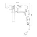 Ver imagem 7 de Furadeira de Impacto 500w 1-2" com Empunhadura Auxiliar 220v - Tramontina