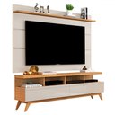 Ver imagem 2 de Rack com Painel para Tv até 60 Polegadas Cruise 2 Gavetas Nature/off White - Pnr Móveis
