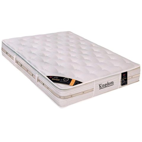Colchão King Castor Super Molas Ensacadas Pocket Super dom Aloe Vera Visco (193x203x32) - 