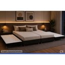 Ver imagem 2 de Cama Box c/Auxiliar Queen Ortobom Corano Black 176x188