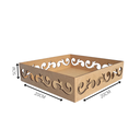 Ver imagem 2 de Bandeja com Arabesco 100% MDF (20x20) MDF CRU