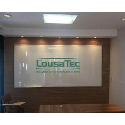 Quadro Branco Liso Reto 150x120cm - Lousa Profissional - Moldura de Alumínio - 4