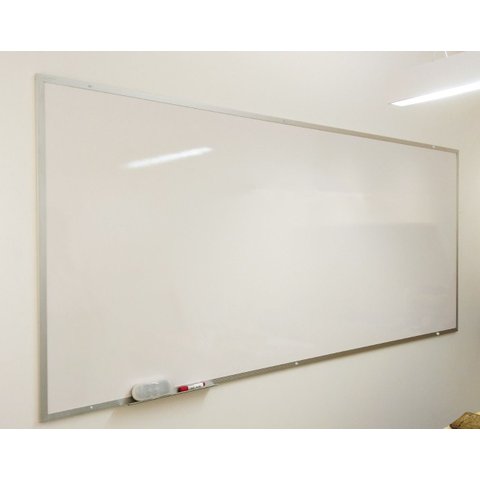 Quadro Branco Liso Reto 150x120cm - Lousa Profissional - Moldura de Alumínio