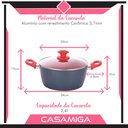 Ver imagem 6 de Kit 3 Caçarolas Indução Cerâmica 3,7mm 20cm Não Gruda Onix