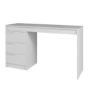 Ver imagem 5 de Mesa Escrivaninha 176,5x78,5cm com 3 Gavetas Branco BDI98