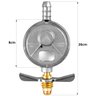 Regulador Registro de Gás de Cozinha Blindado Vazão 1kg/h + Mangueira 1,2m com Abraçadeiras | Alianç - 3