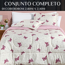 Ver imagem 6 de Edredom Super King 200 Fios Nyla Dupla Face Estampa Exclusiva Luxo Avere:rose