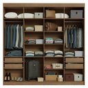 Ver mais imagens de Guarda-roupa Closet 4 Gavetas 216 Cm Venus Madesa Rustic