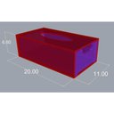 Ver imagem 6 de CAIXA ACRÍLICO PARA LUVAS DESCARTÁVEIS CX-LV CENTAURI ACRÍLICOS Centauri Acrílicos