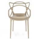 Ver imagem 5 de Kit 4 Cadeiras de Jantar Allegra Prática Empilhável - Nude