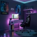 Ver imagem 2 de Mesa para Computador Gamer Escritório Mdp Qmovi: Branco