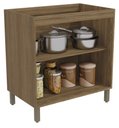 Ver imagem 2 de Armário de Cozinha Balcão 2 Portas 80cm com Pés M623 Botanic Kappesberg