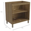 Ver imagem 3 de Armário de Cozinha Balcão 2 Portas 80cm com Pés M623 Botanic Kappesberg