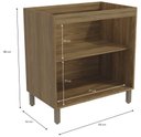Ver imagem 3 de Armário de Cozinha Balcão 2 Portas 80cm com Pés M623 Botanic Kappesberg