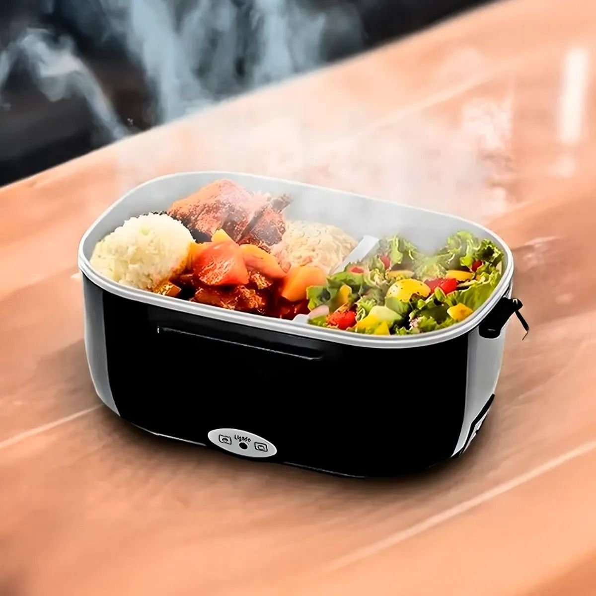 Marmita Elétrica Portátil Bivolt para Casa Carro e Caminhão Cor:preto - 3