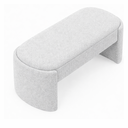 Ver imagem 4 de Recamier Decorativo Puff Fly 75cm Cama Solteiro Estofados:Cinza/Bouclé
