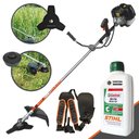 Ver imagem 2 de Roçadeira Á Gasolina Terra Grh430 43cc 1,7hp Robusta de Alta Performance + Óleo Stihl 2t