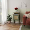Ver mais imagens de Mesa de Apoio Mdf Sala 43 Cm 4533 Menta Carvalho Arly