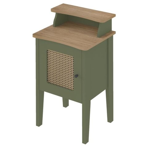 Mesa de Apoio Mdf Sala 43 Cm 4533 Menta Carvalho Arly
