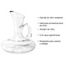 Decanter Vidro P/ Vinho Jarra com Alça para Bebidas 1l 19cm - 5