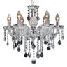 Lustre Pendente Blumenau Cristal Elizabeth 6 Braços Transparente E14 Bivolt - 3