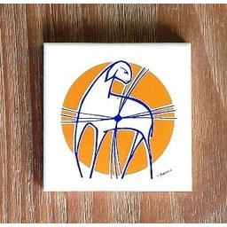 Cordeiro - 15cm x 15cm - Cláudio Pastro - 1