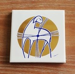 Cordeiro 15cm x 15cm - Cláudio Pastro