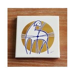 Cordeiro 15cm x 15cm - Cláudio Pastro