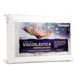 Travesseiro Espuma Viscoelastica Nasa 60x40 Cm - 2