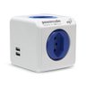 Powercube Original Pwc-r4u Elg Azul 4 Tomadas + 2 Usb - 7
