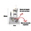 Ver imagem 5 de Suporte para Esmerilhadeira Manual Angular 115/125MM Sparta