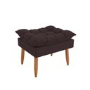 Ver mais imagens de Kit 02 Poltronas + Namoradeira + Puff Opala Balaqui Decor Cinza