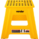 Ver imagem 5 de Banqueta Plástica Dobrável 360 Mm Amarela Vonder