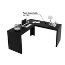 Ver imagem 3 de Mesa para Escritório em L 1,57x1,57m Me4116 Tecno Mobili - Preto