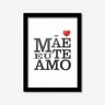 Quadro Decorativo Mãe Eu Te Amo 45cmx33cm Los Quadros - 1