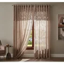 Ver imagem 4 de Cortina Sala Quarto 3,50x2,20 com Bando Renda Marrom