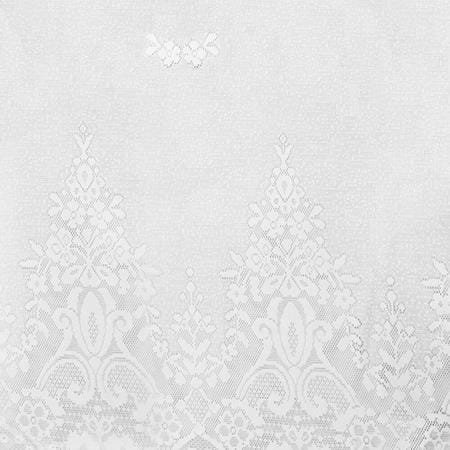 Cortina Renda Branca com Bando 3,00x1,80 Quarto Sala - 4