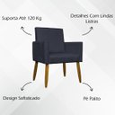 Ver mais imagens de Kit 12 Poltronas Modernas Mari Suede Cores Pé Palito 30 Cm Castanho
