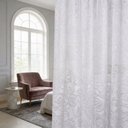 Ver imagem 3 de Cortina Renda Roseiral Sala Branca 3,50x2,20 com Bando