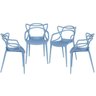 Kit 4 Cadeiras 1116 - Or Design - Azul - 1