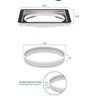 Porta Grelhas Quadrado Inox 150mm Inox - 4
