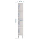 Ver imagem 2 de Paneleiro 2 Portas Aline Brilho-Poquema - Branco