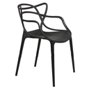 Ver imagem 4 de Kit Mesa de Jantar Redonda Madeira + 6 Cadeiras Alegra Preta Nossa Kasa Móveis